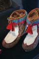 サーメ人のトナカイ毛皮の靴
