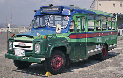 福山自動車・時計博物館のボンネットバス