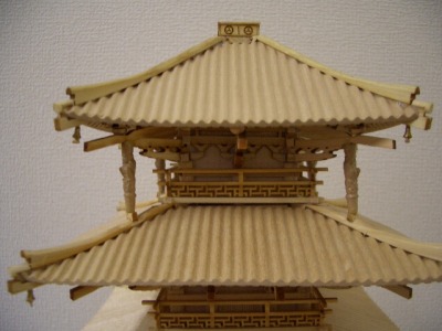 木製模型制作日記&木製模型情報 1/75法隆寺・五重の塔製作日記